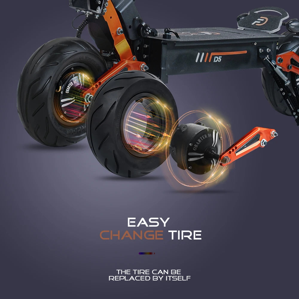ThunderRidge D5 Pro 5000W Dual Motor Folding Scooter
