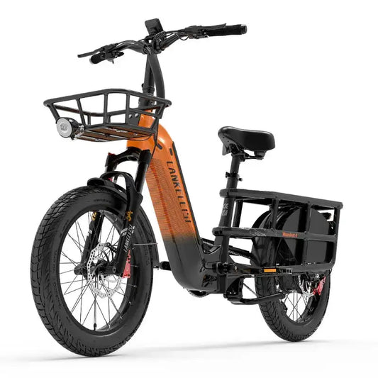CargoCruiser 1000W Fat Tire Electric Cargo Bike